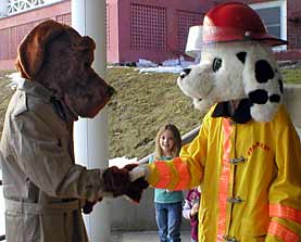 McGruff the Crime Prevention Dog & Sparky the Fire Prevention Dog