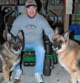 John Stevenson and his girls